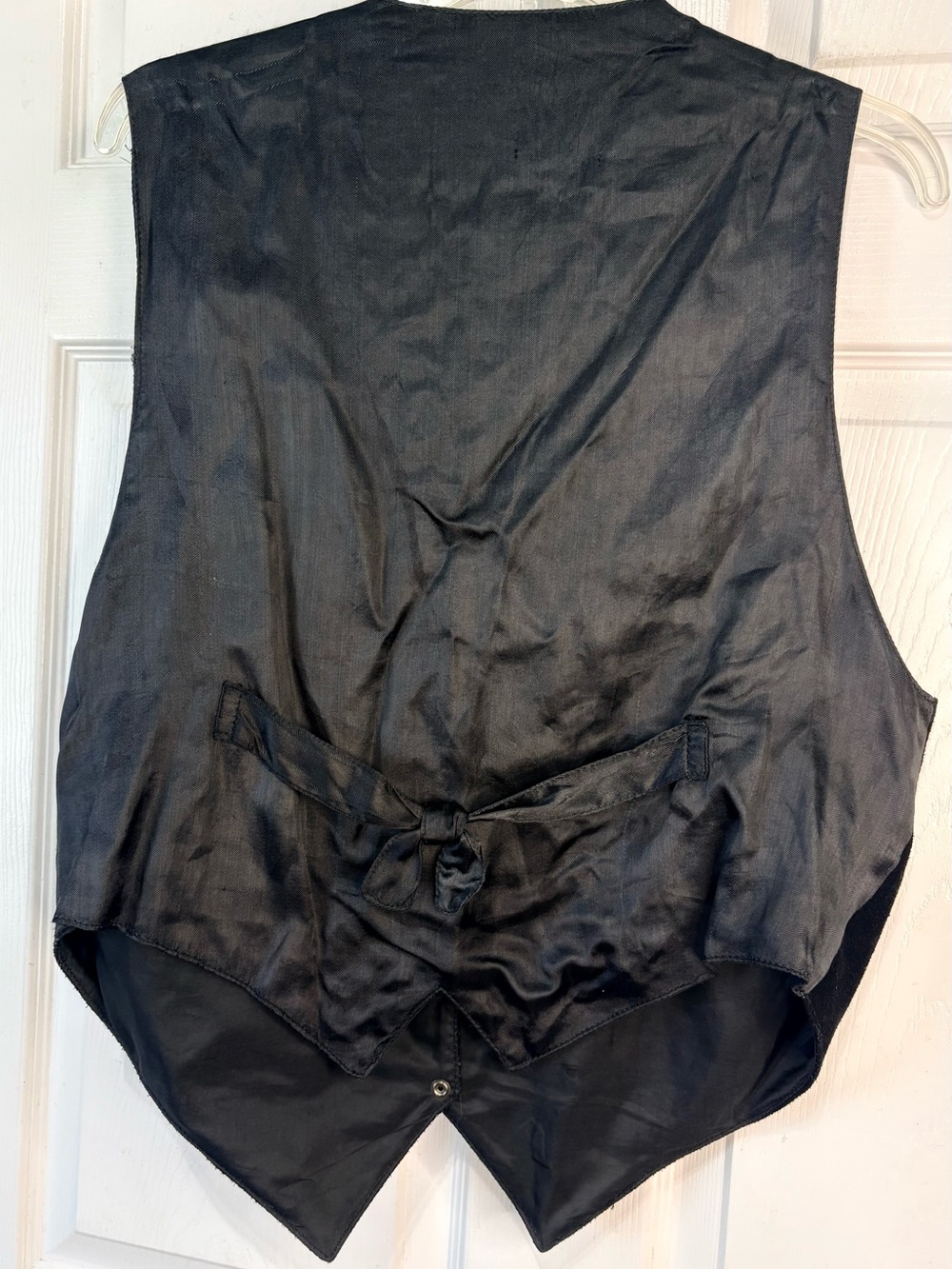 Vintage Mona Mode Black Suede Western Vest Size Large - Picture 5 of 6